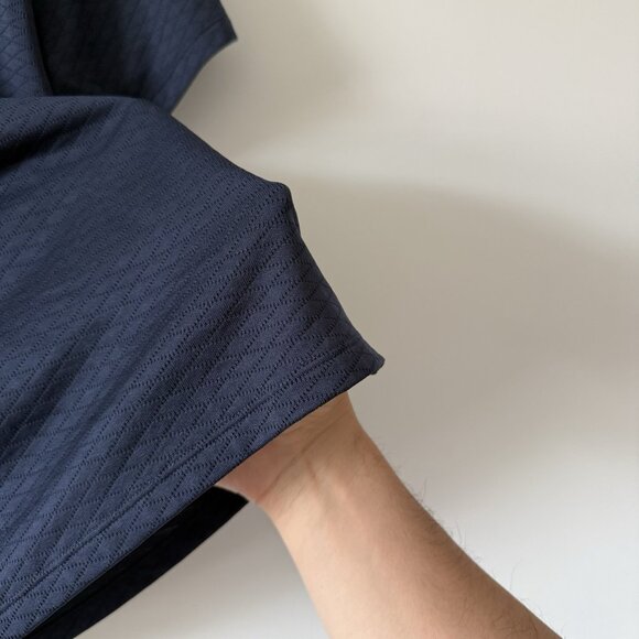 Nike Dri-Fit Vapor Golf Polo Shirt Blue Men’s Size Medium Lightweight Preppy - Picture 6 of 13